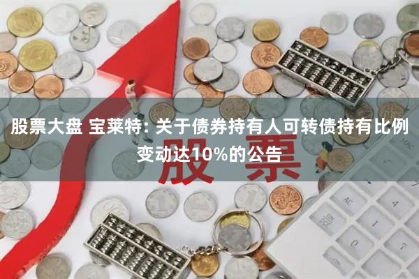 股票大盘 宝莱特: 关于债券持有人可转债持有比例变动达10%的公告